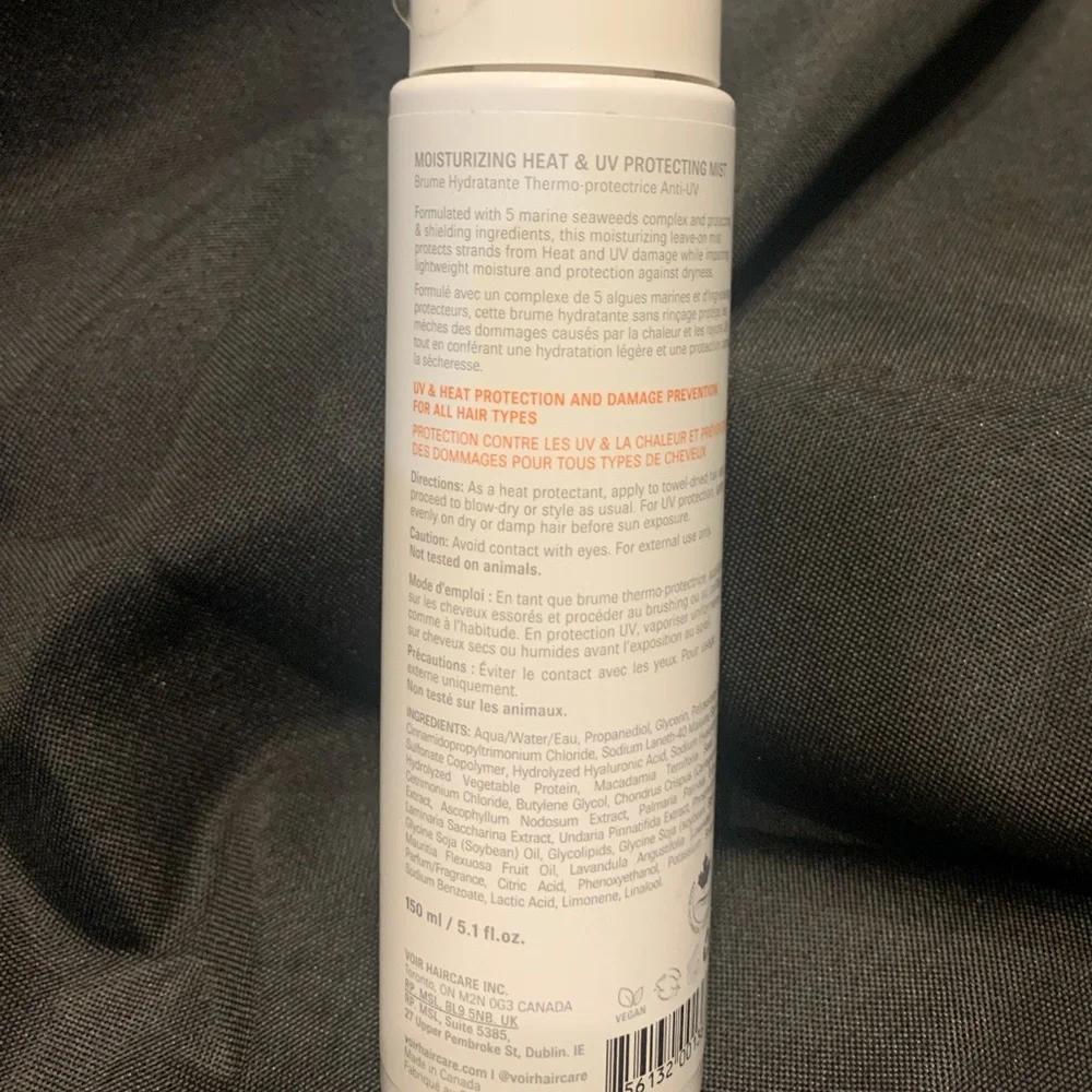 Voir Moisturizing Heat & UV Protecting Mist